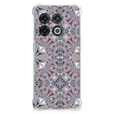 OnePlus 10 Pro Anti-Shock Hoesje Flower Tiles OnePlus 10 Pro Anti-Shock Hoesje Flower Tiles