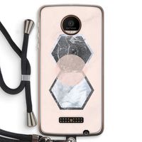 Creatieve toets: Motorola Moto Z Force Transparant Hoesje met koord