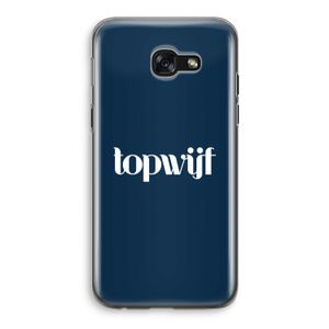 Topwijf Navy: Samsung Galaxy A5 (2017) Transparant Hoesje