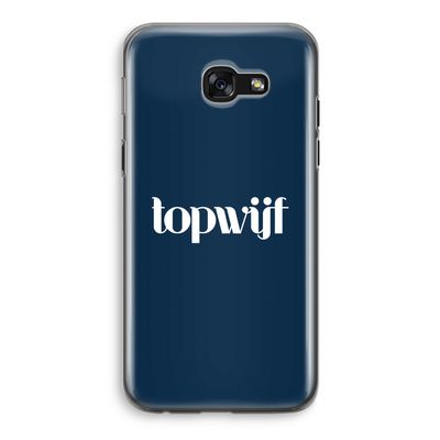 Topwijf Navy: Samsung Galaxy A5 (2017) Transparant Hoesje