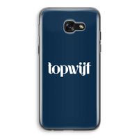 Topwijf Navy: Samsung Galaxy A5 (2017) Transparant Hoesje