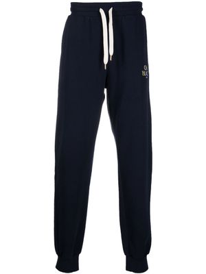 Casablanca pantalon de jogging à logo brodé - Bleu