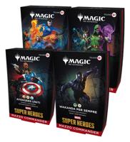 Magic the Gathering Marvel Super Heroes Commander Decks Case (4) italian