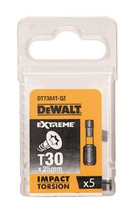 DeWalt Accessoires IMPACT Torsion 25mm Torx T30  - DT7384T-QZ - DT7384T-QZ