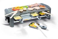 Domo DO9039G raclette 8 persoon/personen 1300 W Zwart, Grijs