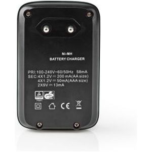 NiMH-Batterijlader AA/AAA/E-Blok