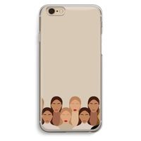 Girls girls girls: iPhone 6 / 6S Transparant Hoesje