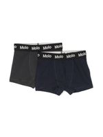 Molo lot de deux boxers à bande logo - Bleu