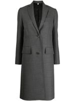 Burberry manteau à simple boutonnage - Gris