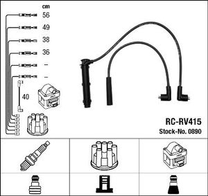 Bougiekabelset RCRV415