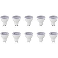 Dimbare LED Spots 10-Pack GU10 - 6W Helder/Koud Wit 6400K