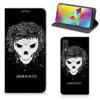 Mobiel BookCase Samsung Galaxy M20 Skull Hair