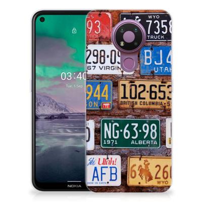 Nokia 3.4 | Siliconen hoesje | met foto Kentekenplaten