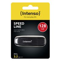 Intenso Speed Line USB flash drive 128 GB USB Type-A 3.2 Gen 1 (3.1 Gen 1) Zwart