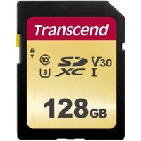 Transcend 128GB UHS-I U3 SD 128GB SDXC UHS-I Klasse 10 flashgeheugen - thumbnail