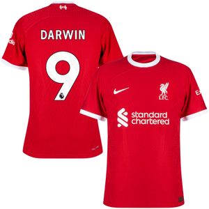Liverpool Dri Fit ADV Authentic Shirt Thuis 2023-2024 + Darwin 9