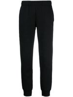 Moschino flocked-logo elasticated-waist track pants - Noir