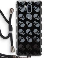 Musketon Skulls: LG G7 Thinq Transparant Hoesje met koord