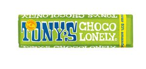 Tony's Chocolonely - Puur Amandel Zeezout 47 Gram 35 Stuks