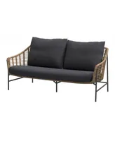 Timor living bench 2.5 seaters Harvest with 3 cushions | 4 Seasons Outdoor Timor living bench 2.5 seaters Harvest with 3 cushions | 4 Seasons Outdoor