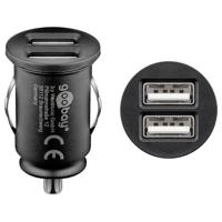 USB - Oplader auto - 2 poorts - 2100mA - 12W - thumbnail