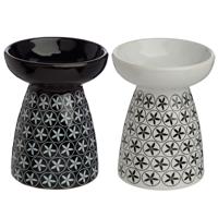 Bloemenpatroon Keramiek Olie- en Wax Geurbrander