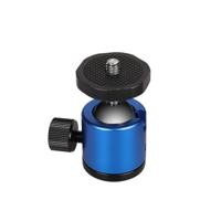 Mini 360 graden rotatie panoramische metalen kogelkop voor DSLR & digitale camera's (blauw)