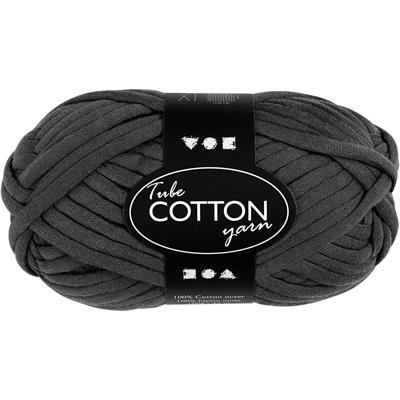 Creativ Company Textielgaren, l: 45 m, donkergrijs, 100 gr/ 1 bol
