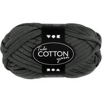 Creativ Company Textielgaren, l: 45 m, donkergrijs, 100 gr/ 1 bol