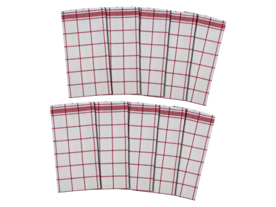 W5 10 Theedoeken 70 x 50 cm (Rood)