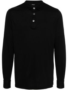 Kiton polo à manches longues - Noir