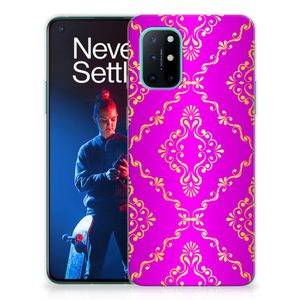 Siliconen Hoesje OnePlus 8T Barok Roze