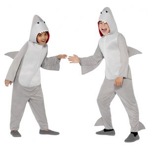 Onesie haai kostuum voor kids 145-158 (10-12 jaar)  -