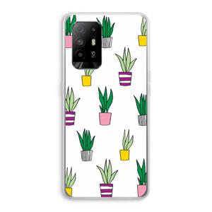 Sanseveria: Oppo A95 5G Transparant Hoesje