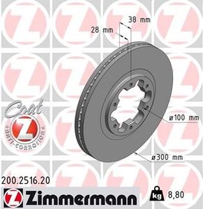 Remschijf Coat Z 200251620