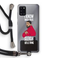 Sleigh Bells Ring: Samsung Galaxy A31 Transparant Hoesje met koord