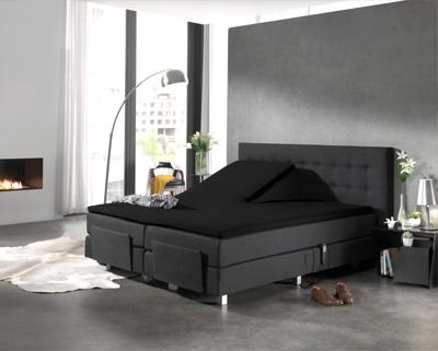 Dreamhouse Splittopper Katoen Hoeslaken Zwart 180 x 200
