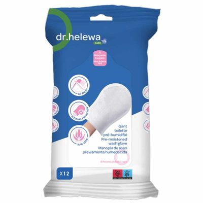Vochtige washandjes met beschermlaag (12 stuks) | Dr Helewa