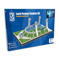 Lech Poznan Bulgarska Stadion - 3D Puzzle (LED Editie)