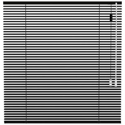 Leen Bakker - Fenstr Jaloezie 25mm Extra Mat - (15028) - Aluminium - Zwart - 120x10x10 Cm