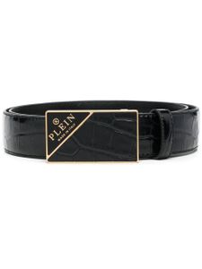 Philipp Plein ceinture à boucle logo - Noir