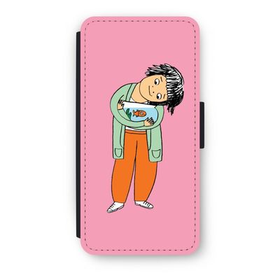 Visknuffel: iPhone 7 Flip Hoesje