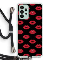 Lips: Samsung Galaxy A52s 5G Transparant Hoesje met koord