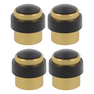 AMIG Deurstopper/deurbuffer - 4x - D30mm - inclusief schroeven - goud