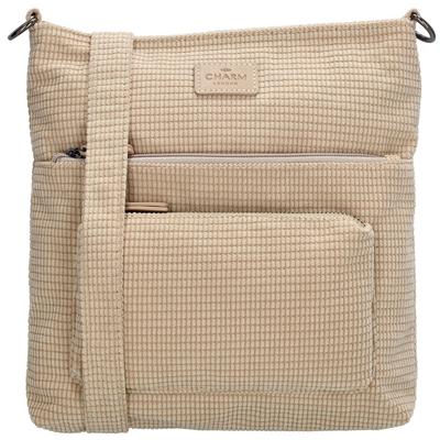 Charm London Corduroy Schoudertas Valley Zand