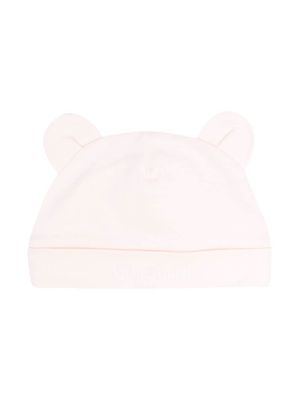 Palm Angels Kids bonnet à détails d'oreilles d'animaux - Rose