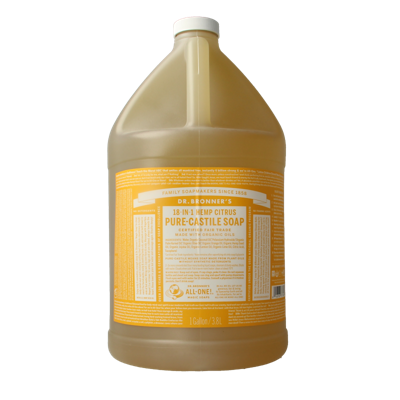 Dr Bronners Liquid soap citrus 3800 Milliliter Dr Bronners Liquid soap citrus 3800 Milliliter