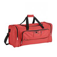 Reistas/weekendtas/sporttas model Dynamic - rood - 62 x 30 x 26 cm