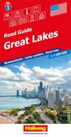 Wegenkaart - landkaart 03 Great Lakes USA | Hallwag