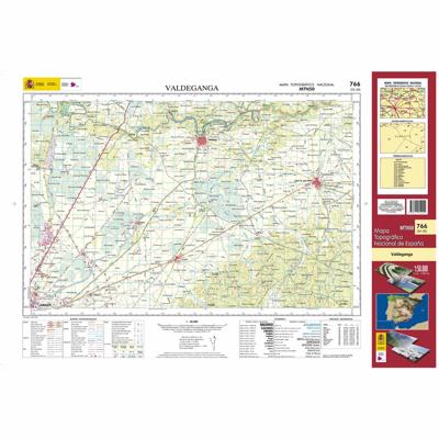 Topografische kaart 766 MT50 Valdeganga | CNIG - Instituto Geográfico Nacional1